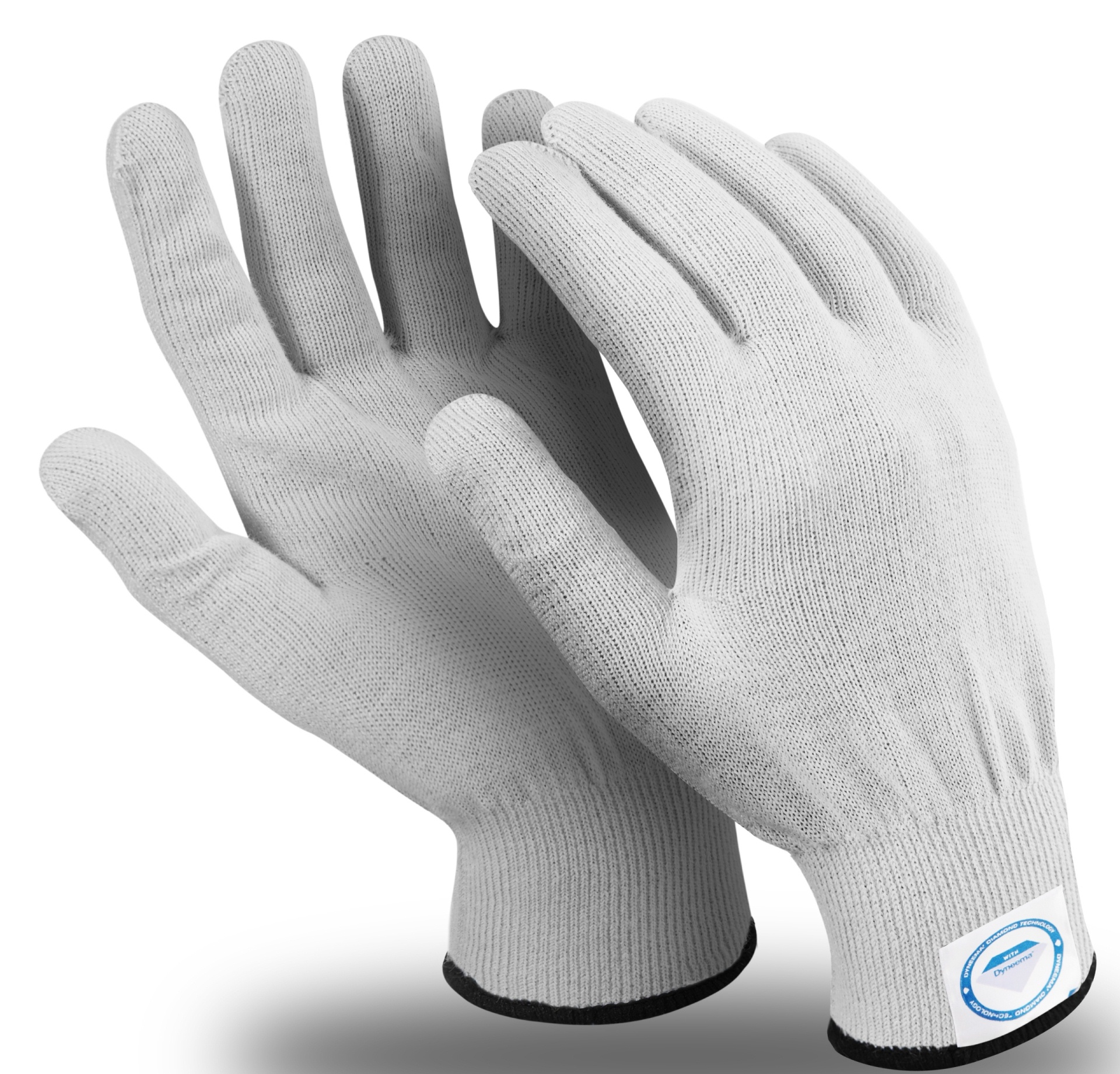 Перчатки ДАЙМОНД (MG-403), Dyneema® Diamond/нейлон, без покрытия, оверлок, цвет белый