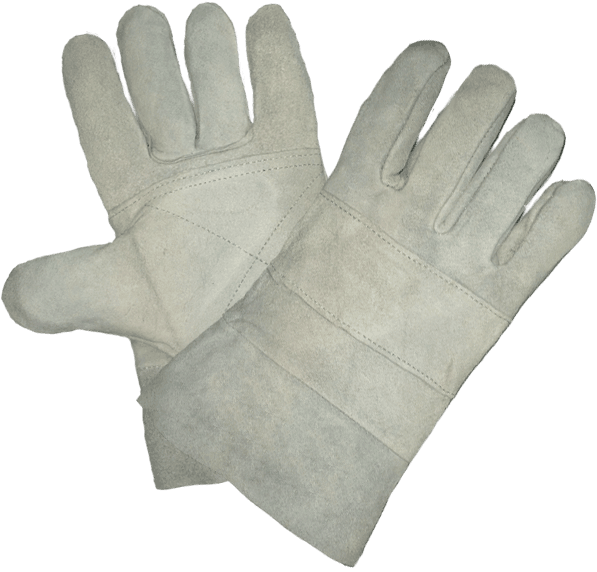 Перчатки СПИЛКОВЫЕ, (9965/0212/Р2004), спилок, усиление на ладони, сорт А, без подкладки