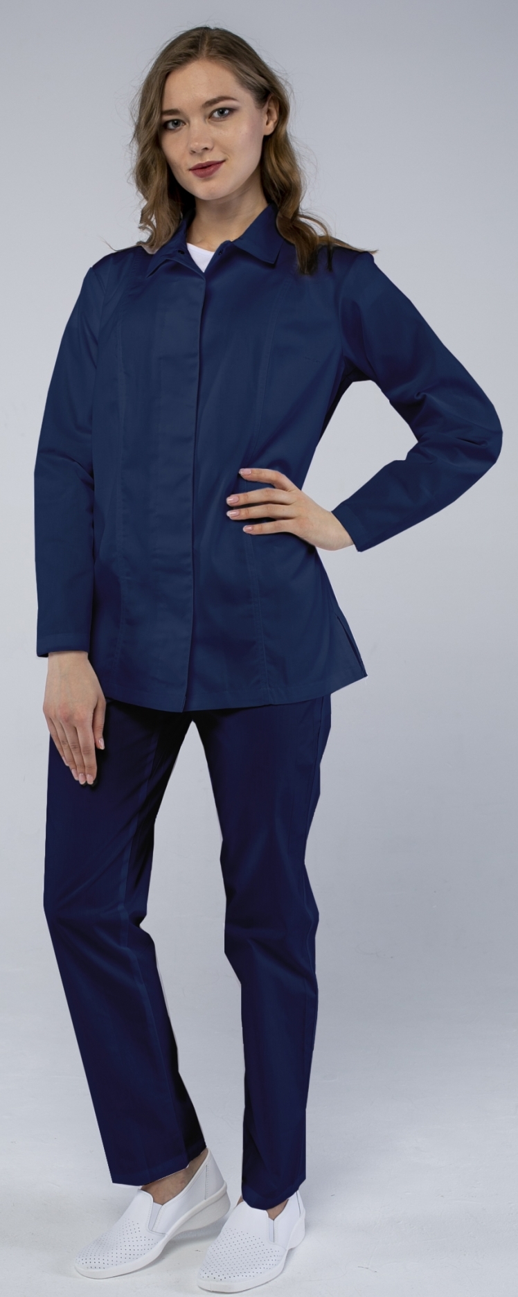 Куртка ХАССП-Премиум женская, т.синяя
