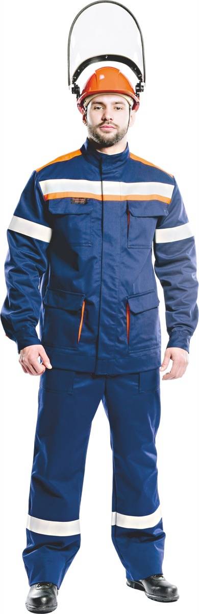 Костюм 14 кал/см2 из огнезащитной ткани WORKER (куртка/брюки)