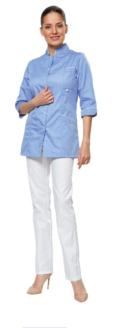 Куртка БЕЛУ женская голубая