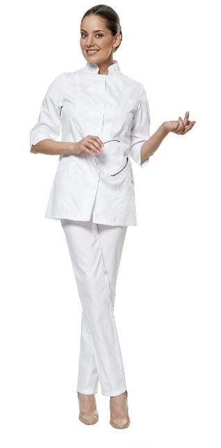 Куртка БЕЛУ женская белая